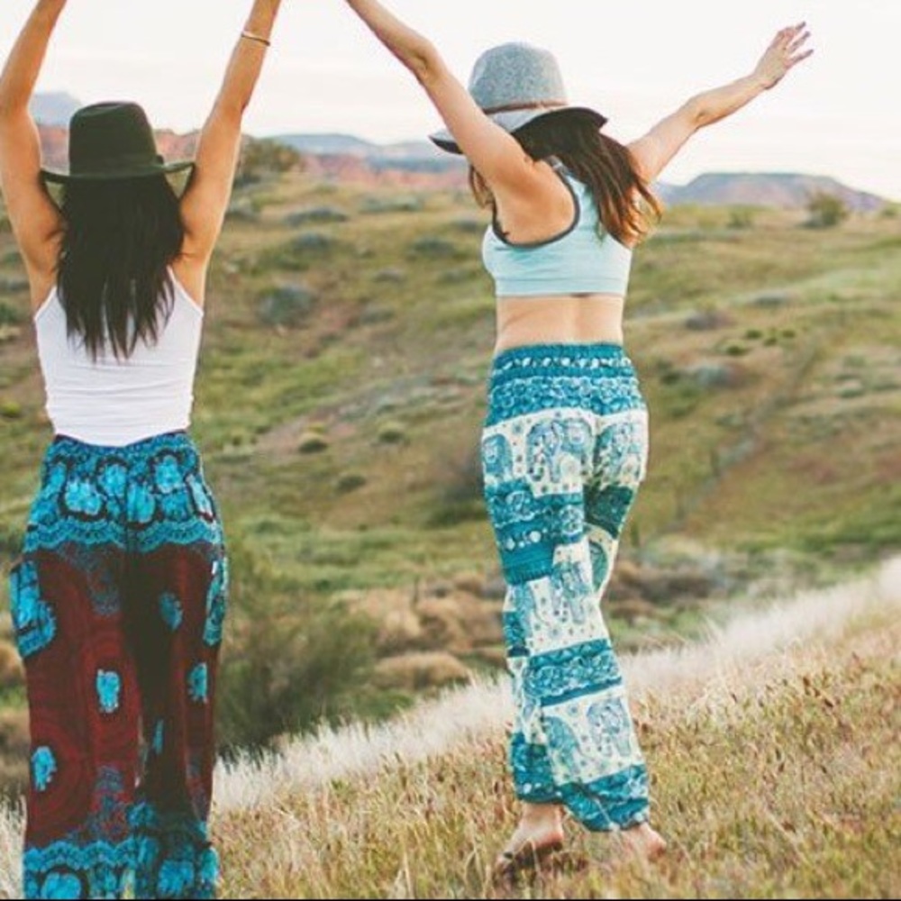 2/$10 | Elephant Pant in Balarama boho harem pant